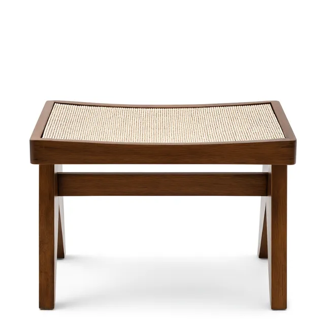 sia-charlie-tao-tabouret-ch-ne-rotin-marron image 1