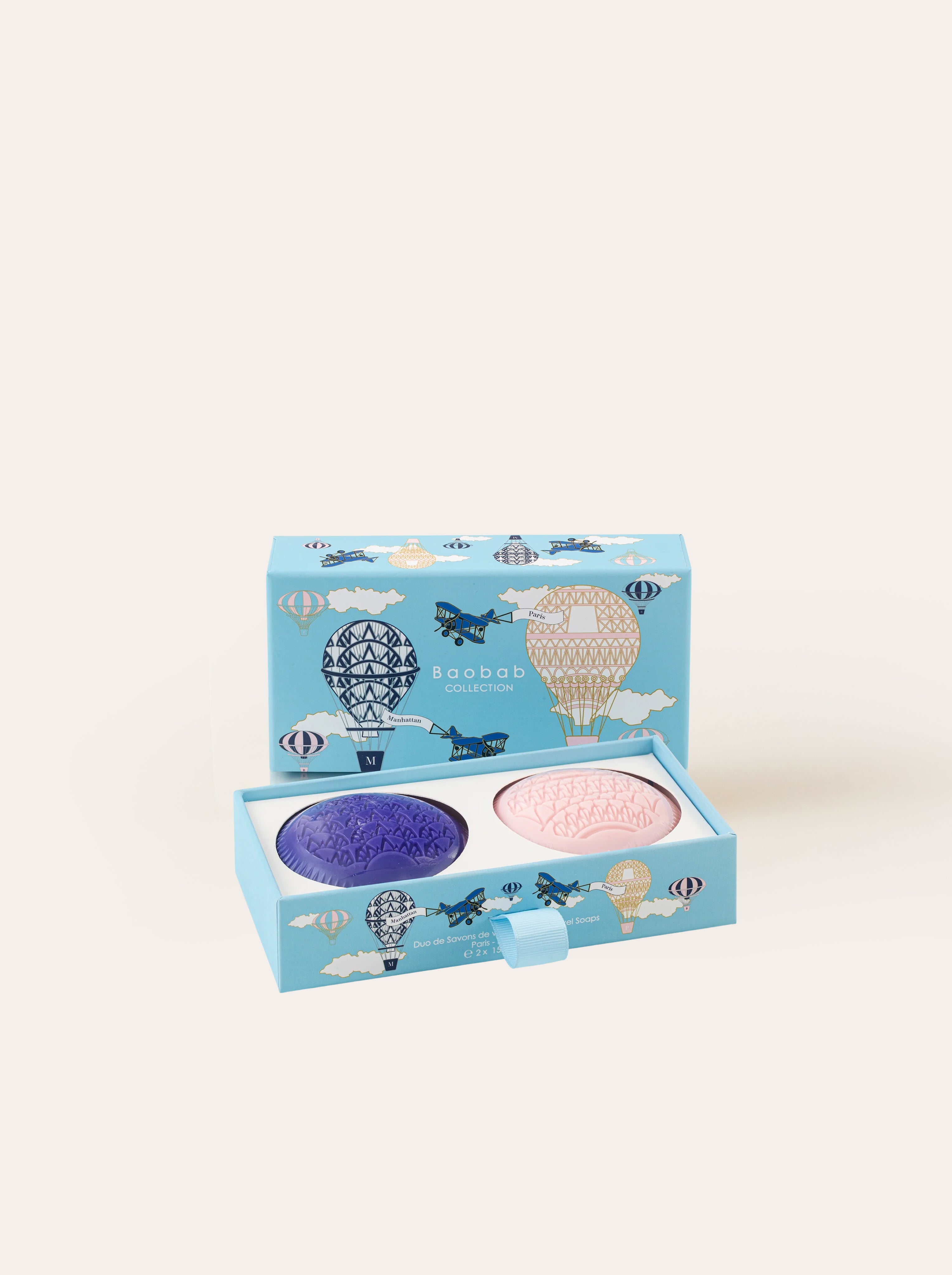 baobab-my-first-baobab-coffret-savon-paris-manhattan-2x150g image 1