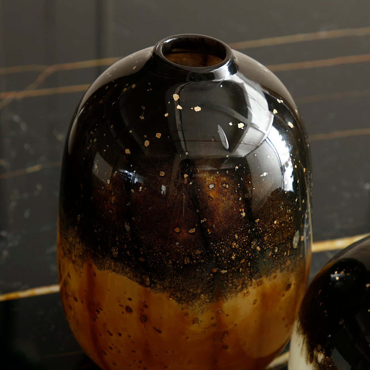 sia-deco-antica-sparkles-vase-ambre-24-cm image 4