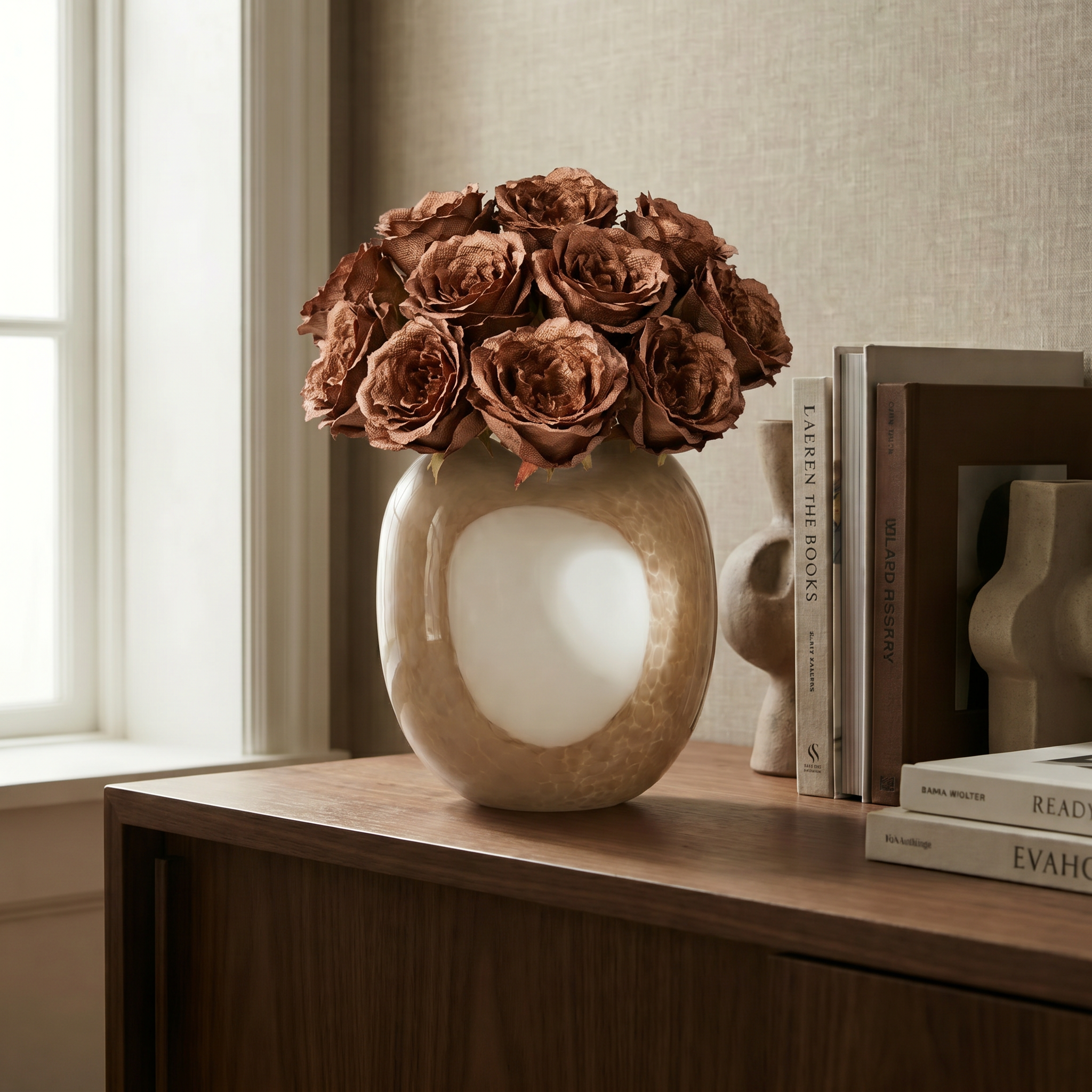 sia-noah-leslie-tige-rose-artificielle-marron-55-cm image 2