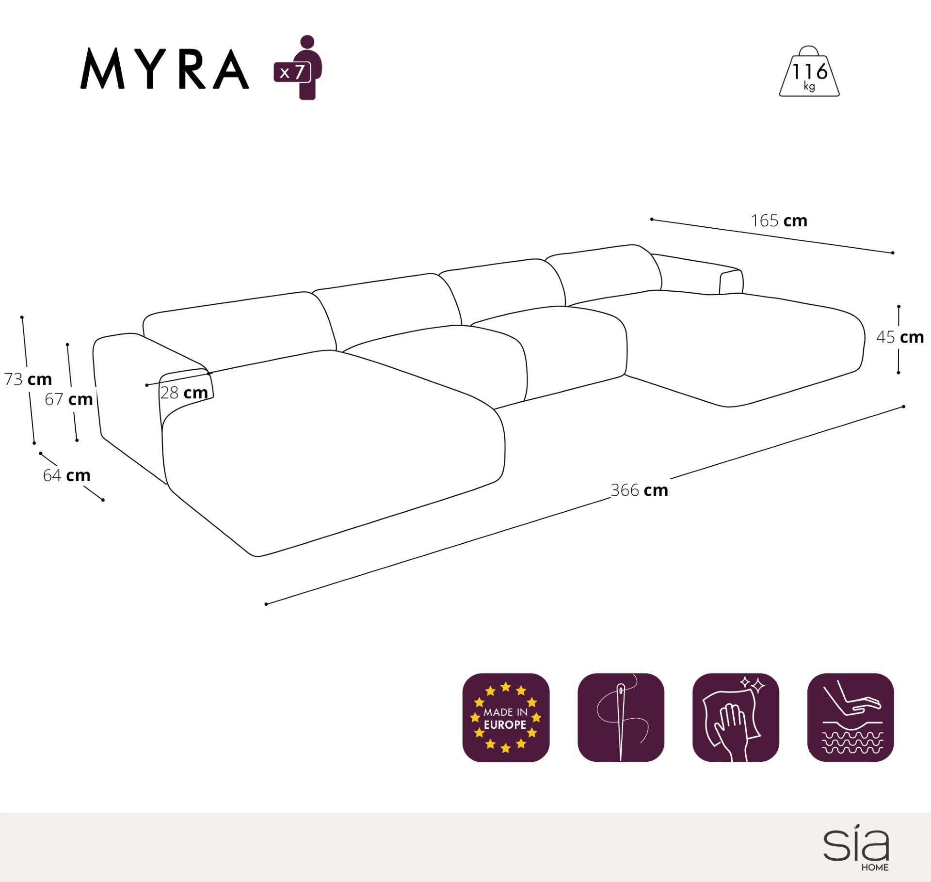 sia-myra-canap-sym-trique-5-places-cr-me-arrondi image 5