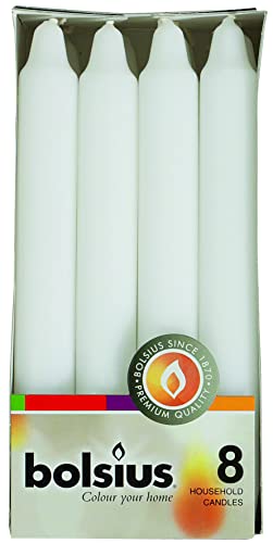 bolsius-crown-bougie-blanche-18-cm-lot-8-6h image 8