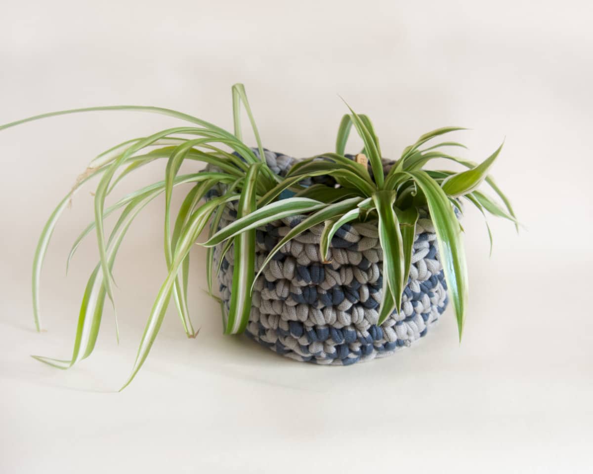 am-cla-paniers-panier-crochet-gris-bleu-anses-coton-18-cm image 5