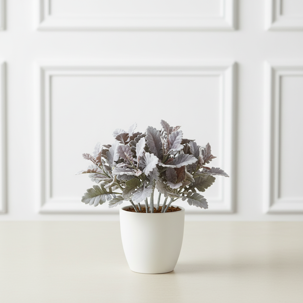 sia-deco-noah-dusty-miller-tige-feuillage-vert-30-cm image 4