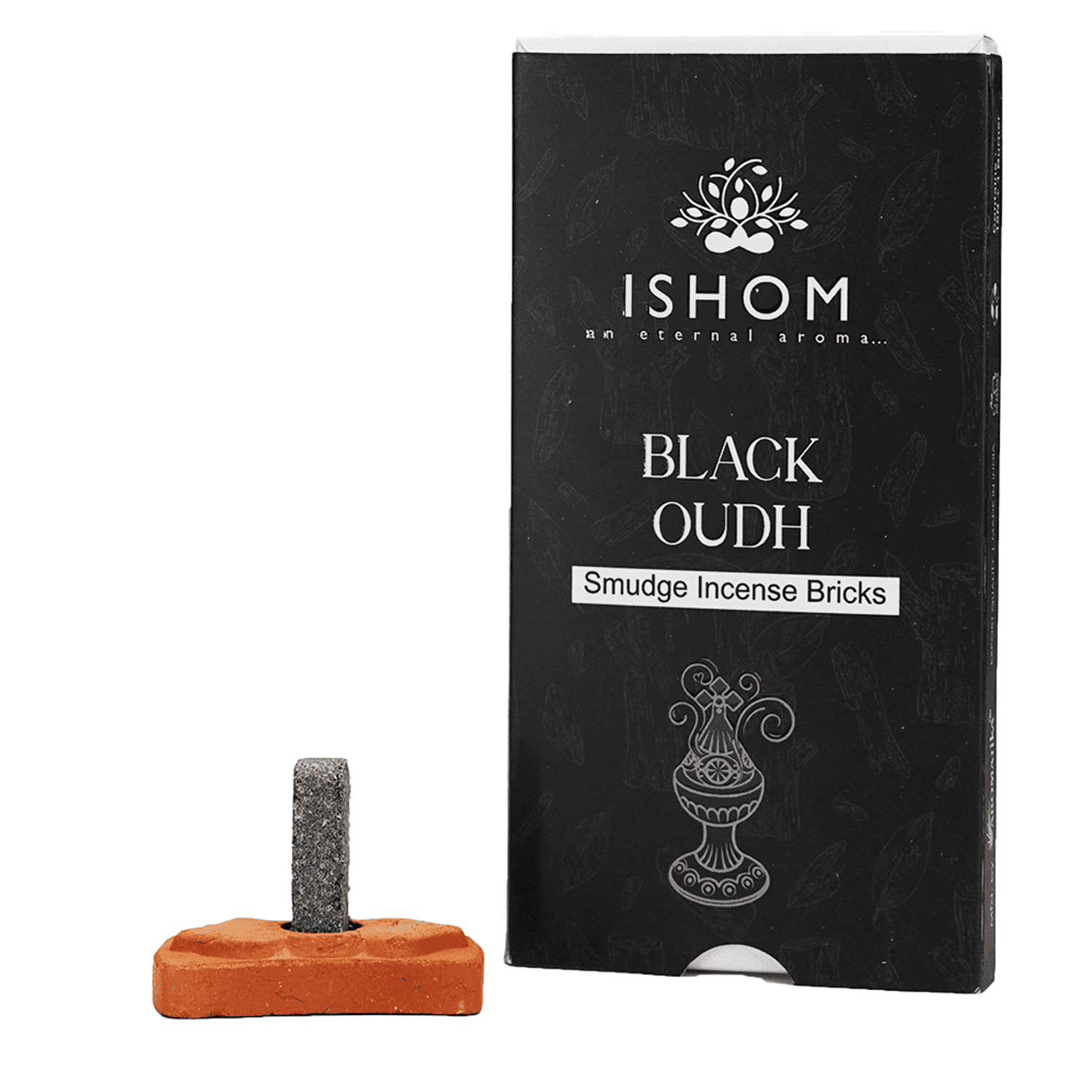 aromatika-ishom-smudge-black-oudh-briques-encens-x15-intense image 1
