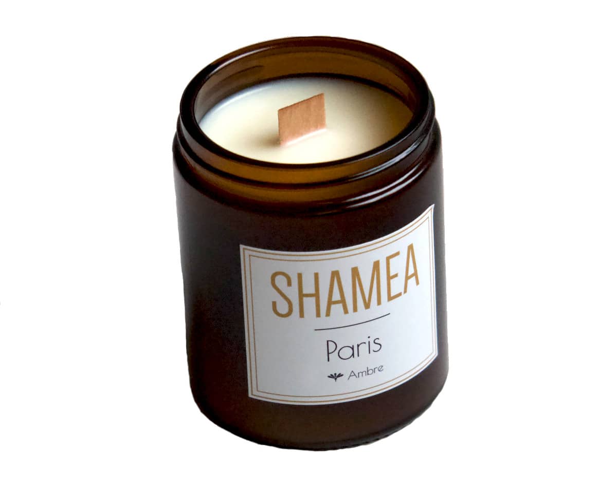 am-cla-bougie-ambre-naturelle-parfum-e-cire-soja-150-g image 1