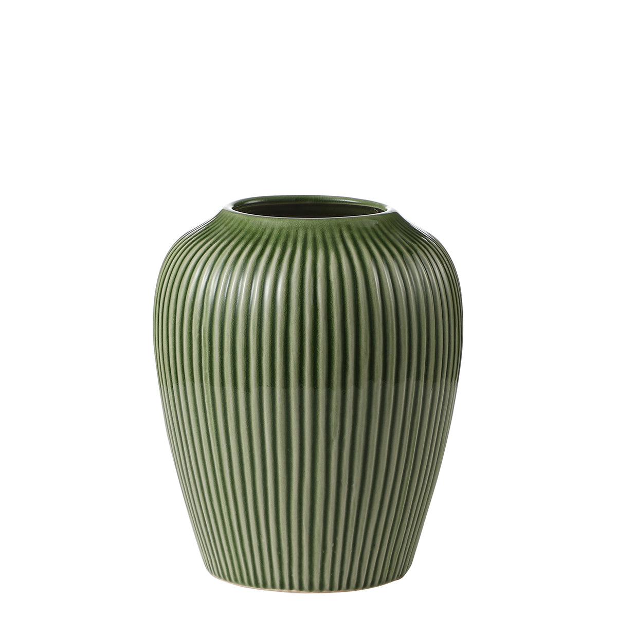 sia-antica-vase-jian-petit-vert-c-ramique-21-5-cm image 1