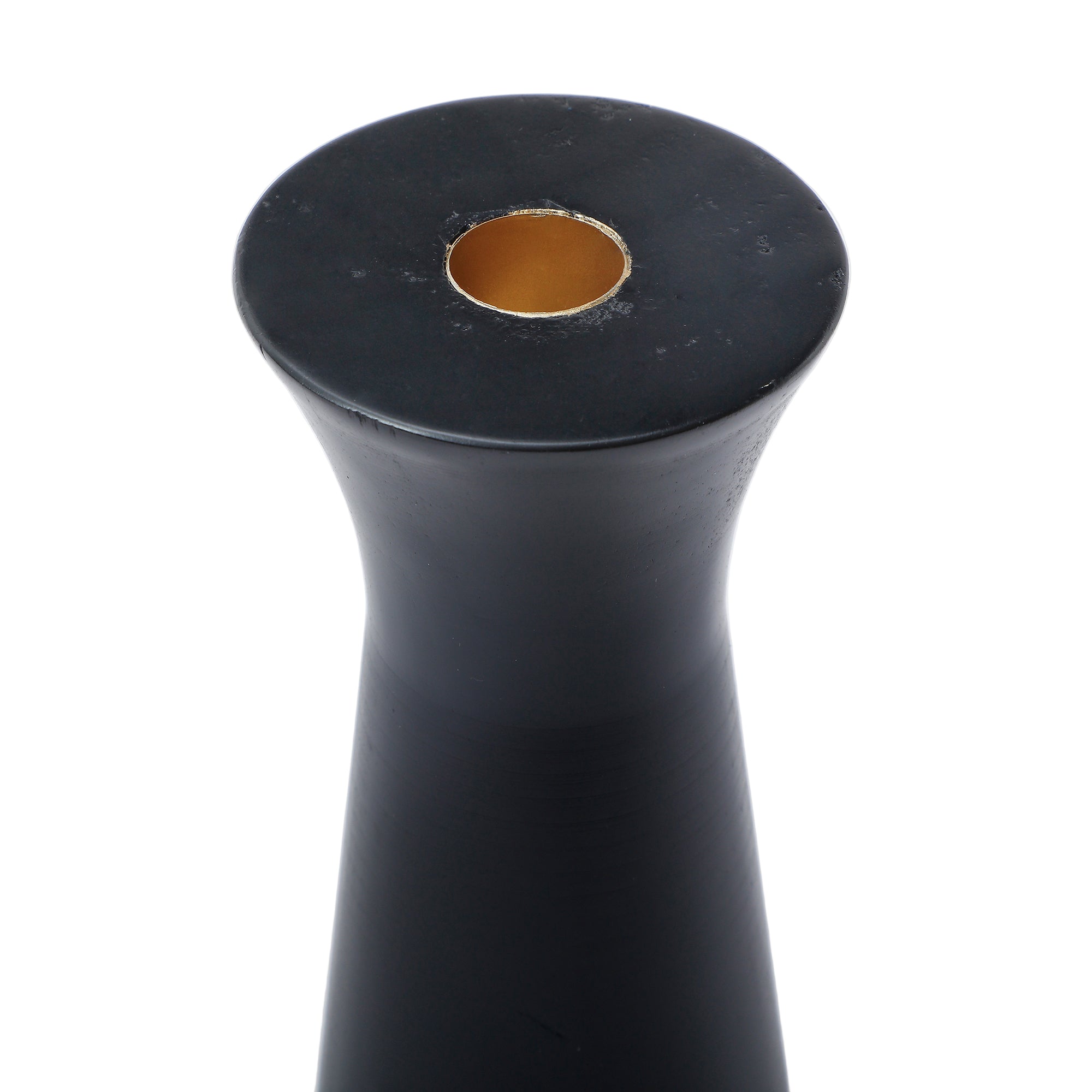 sia-deco-nora-elya-20-cm-bougeoir-bois-noir image 3