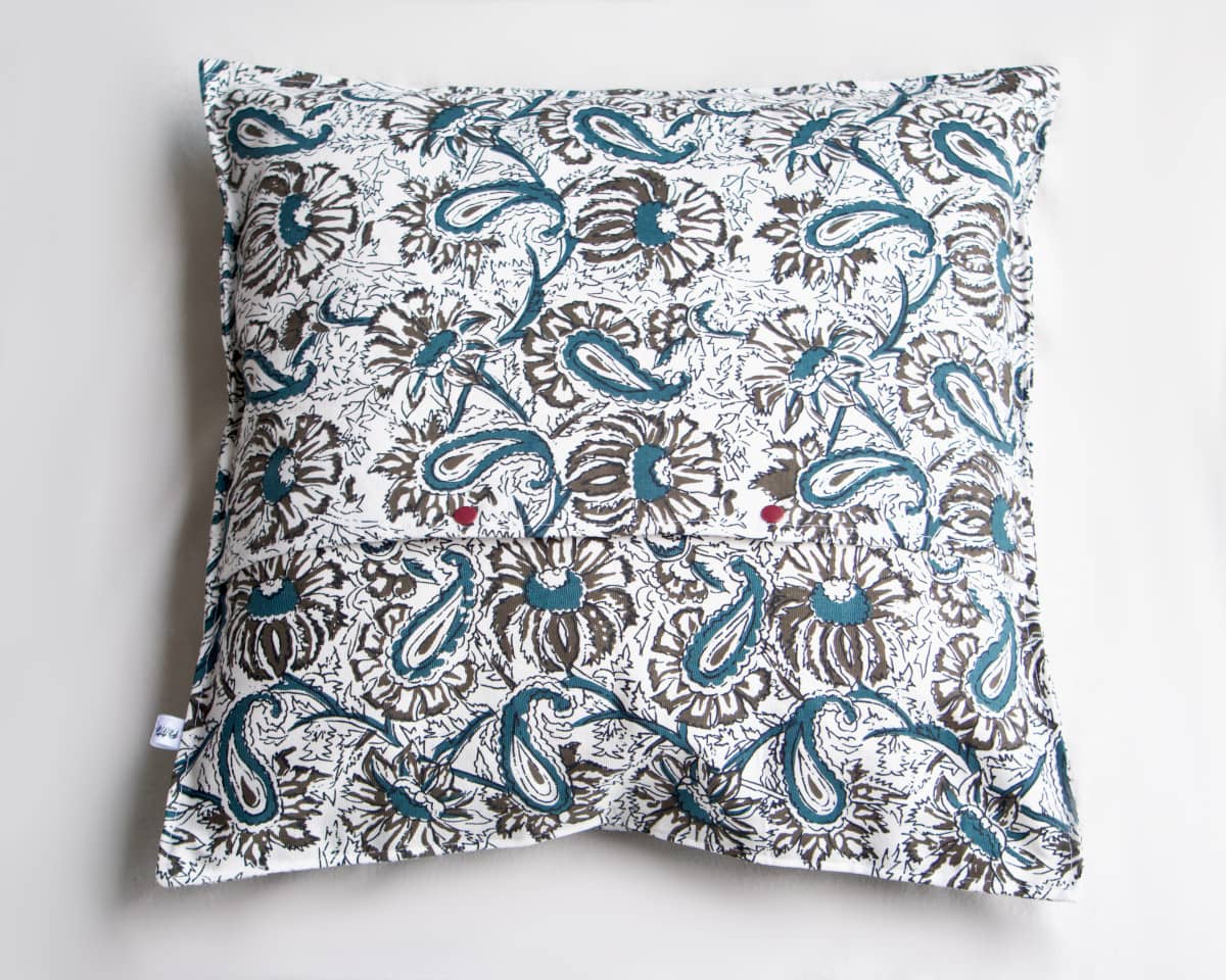 am-cla-coussins-housse-coussin-fleurs-marron-bleu-50x50 image 4