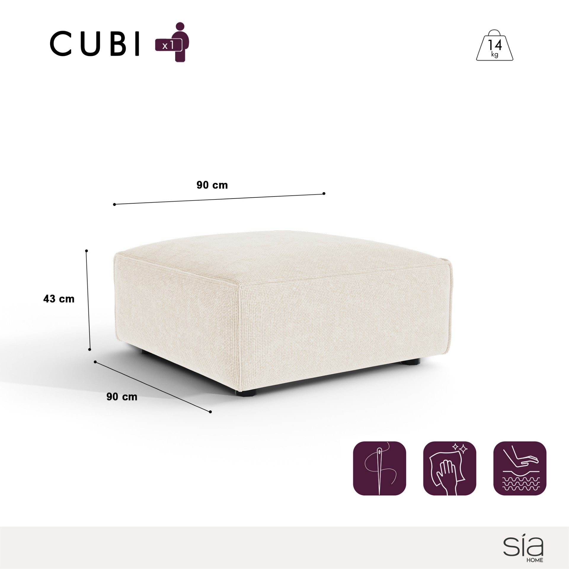 sia-deco-cubi-pouf-modulable-tissu-cr-me-cosy image 3
