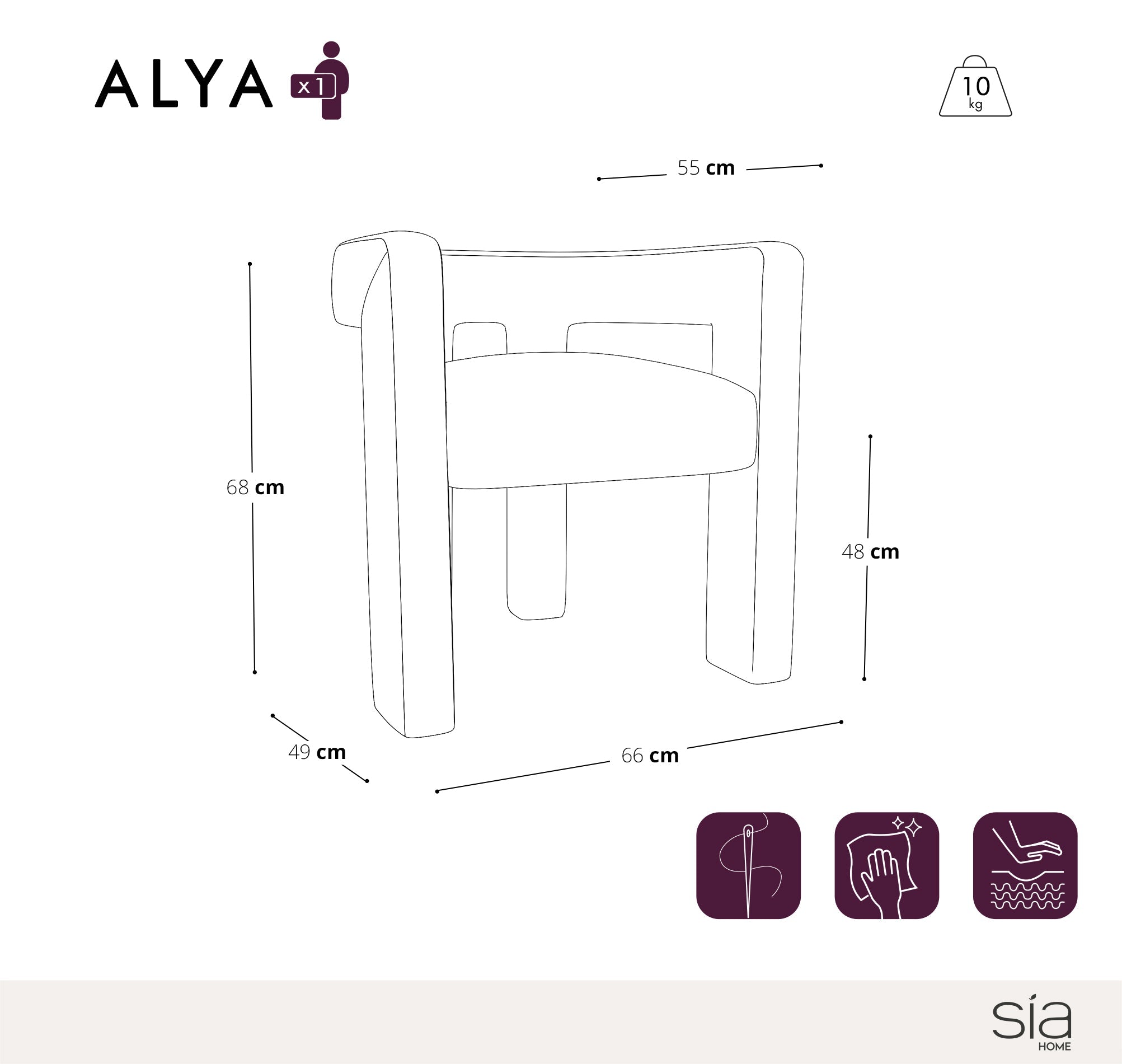 sia-jena-alya-fauteuil-taupe-enveloppant-confort-moderne image 6