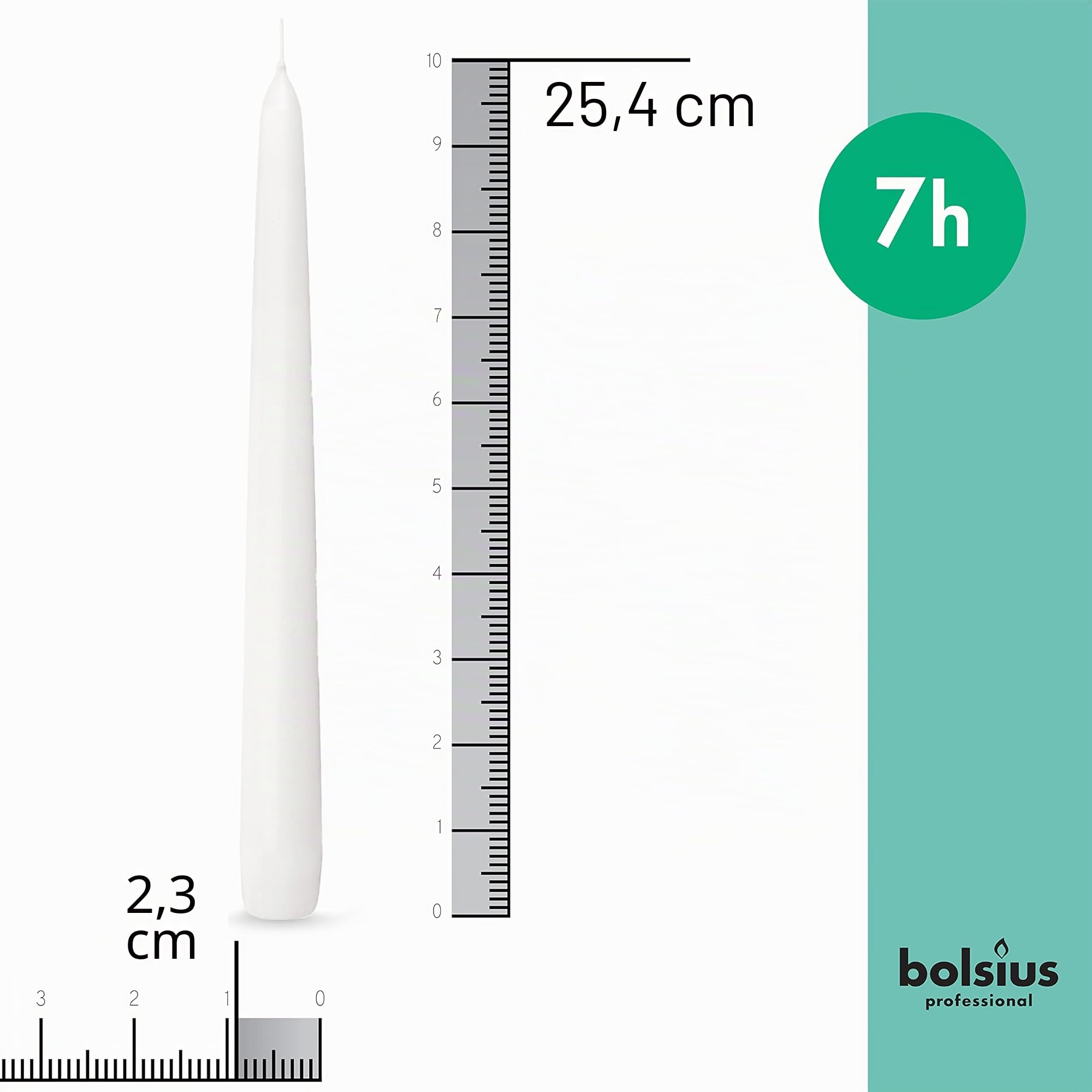 bolsius-bougies-de-d-ner-coniques-25-4-cm-bougie-blanche-lot-100 image 2