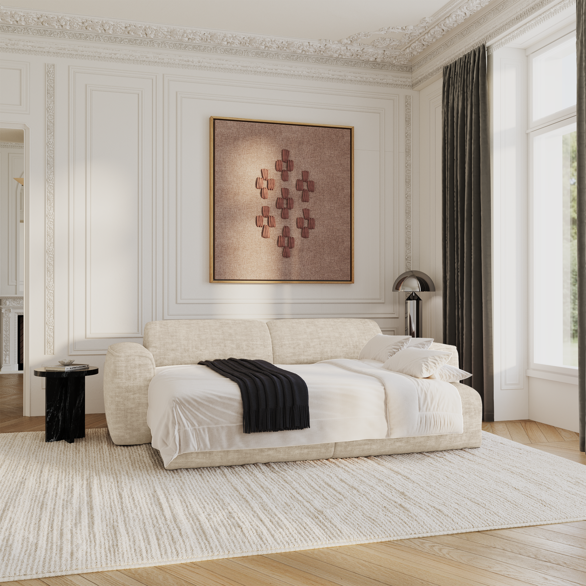 sia-deco-yuma-canap-convertible-beige-4-places image 4