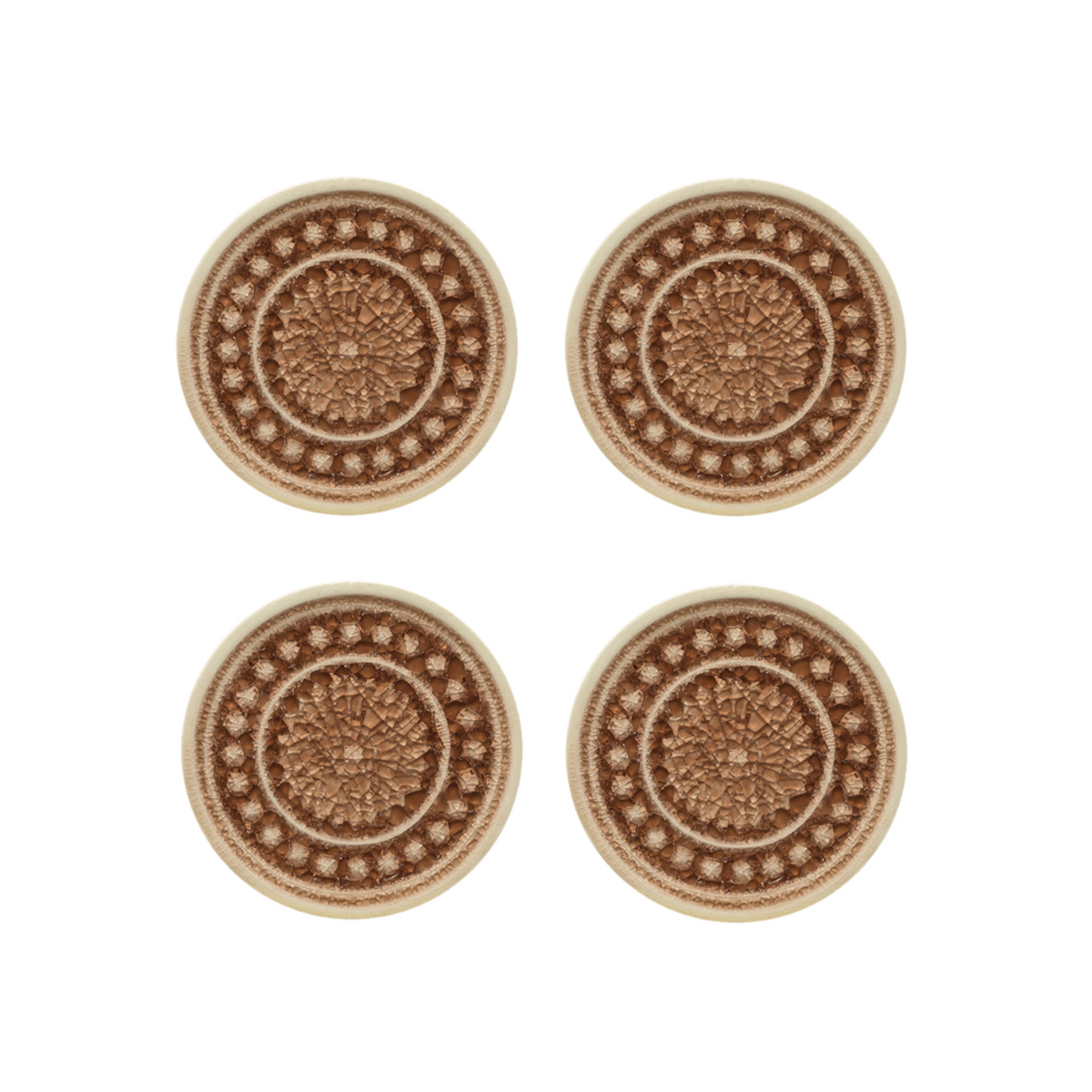 sia-nora-porte-bougies-soucoupes-doily-bougeoir-beige image 5