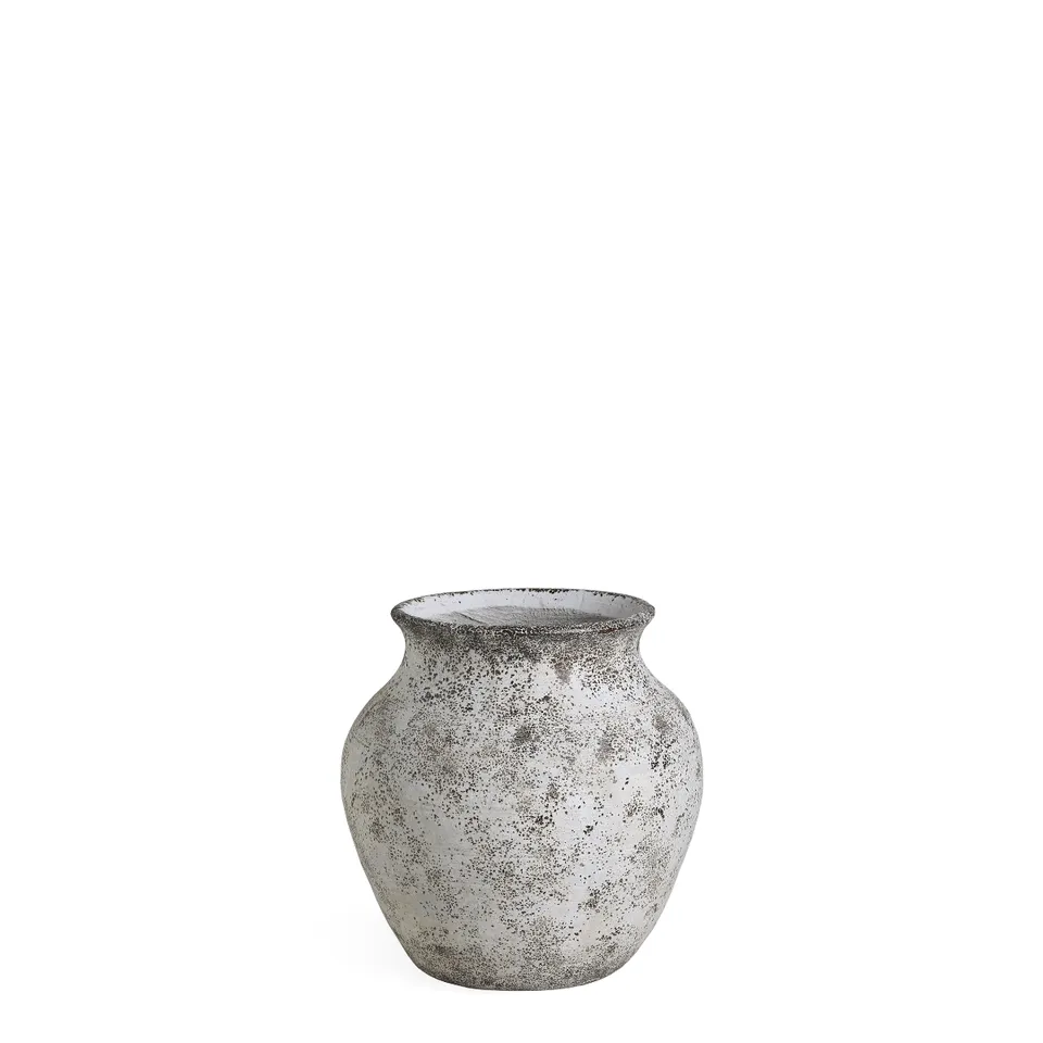 sia-deco-antica-cache-pot-cr-me-32-cm-fibre-ciment image 1