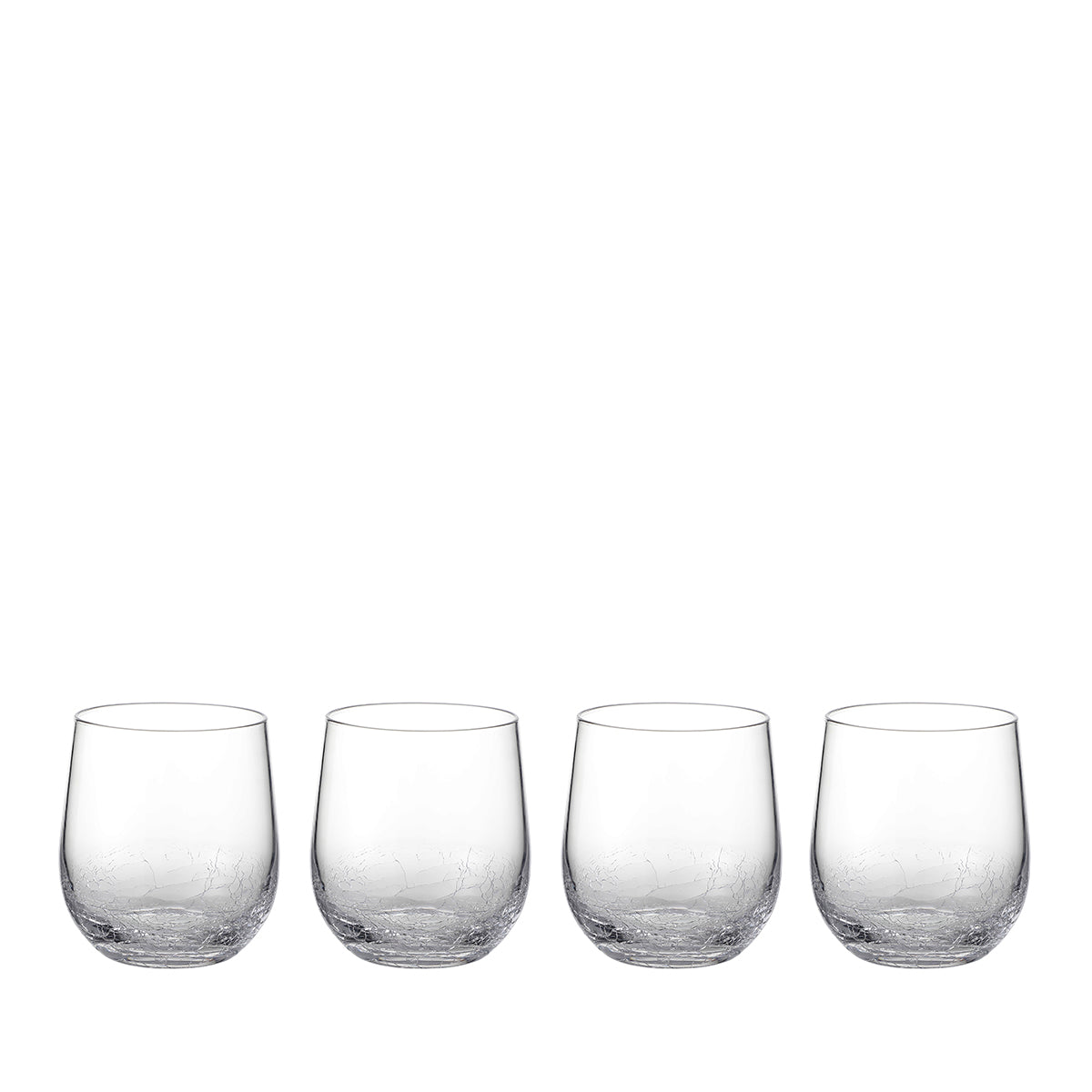 sia-deco-alba-set-4-verres-eau-transparent-35-cl-craquel image 1