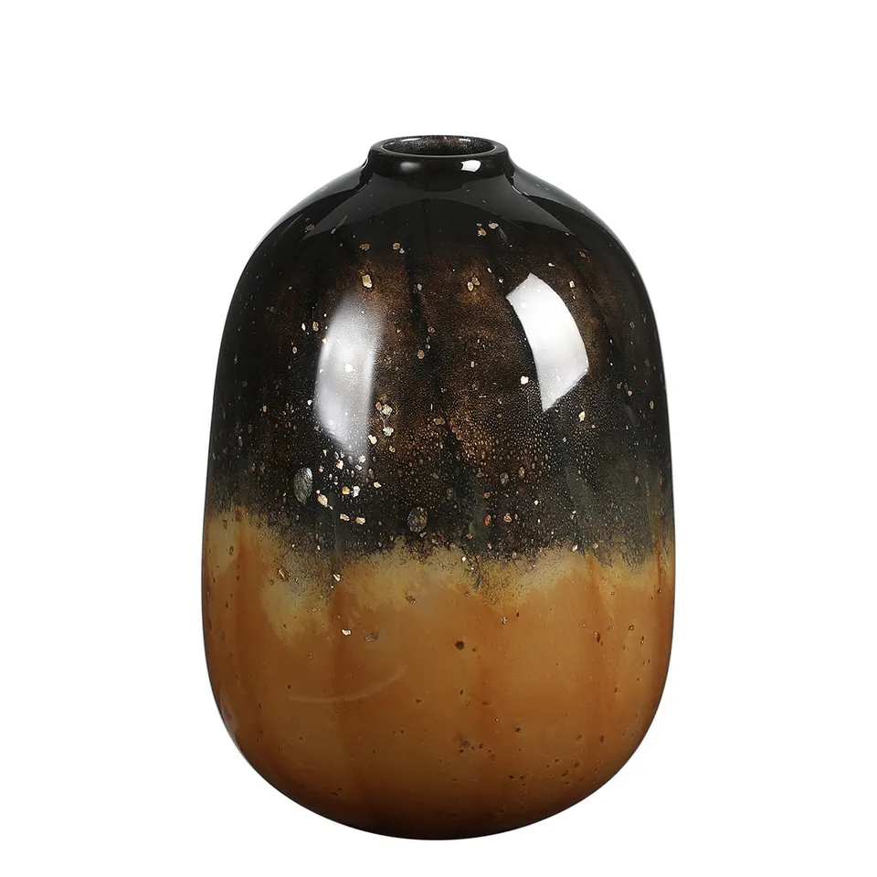 sia-deco-antica-sparkles-vase-ambre-24-cm image 1