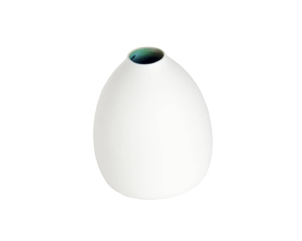 am-cla-vases-vase-c-ramique-soliflore-blanc-vert-11-cm image 2
