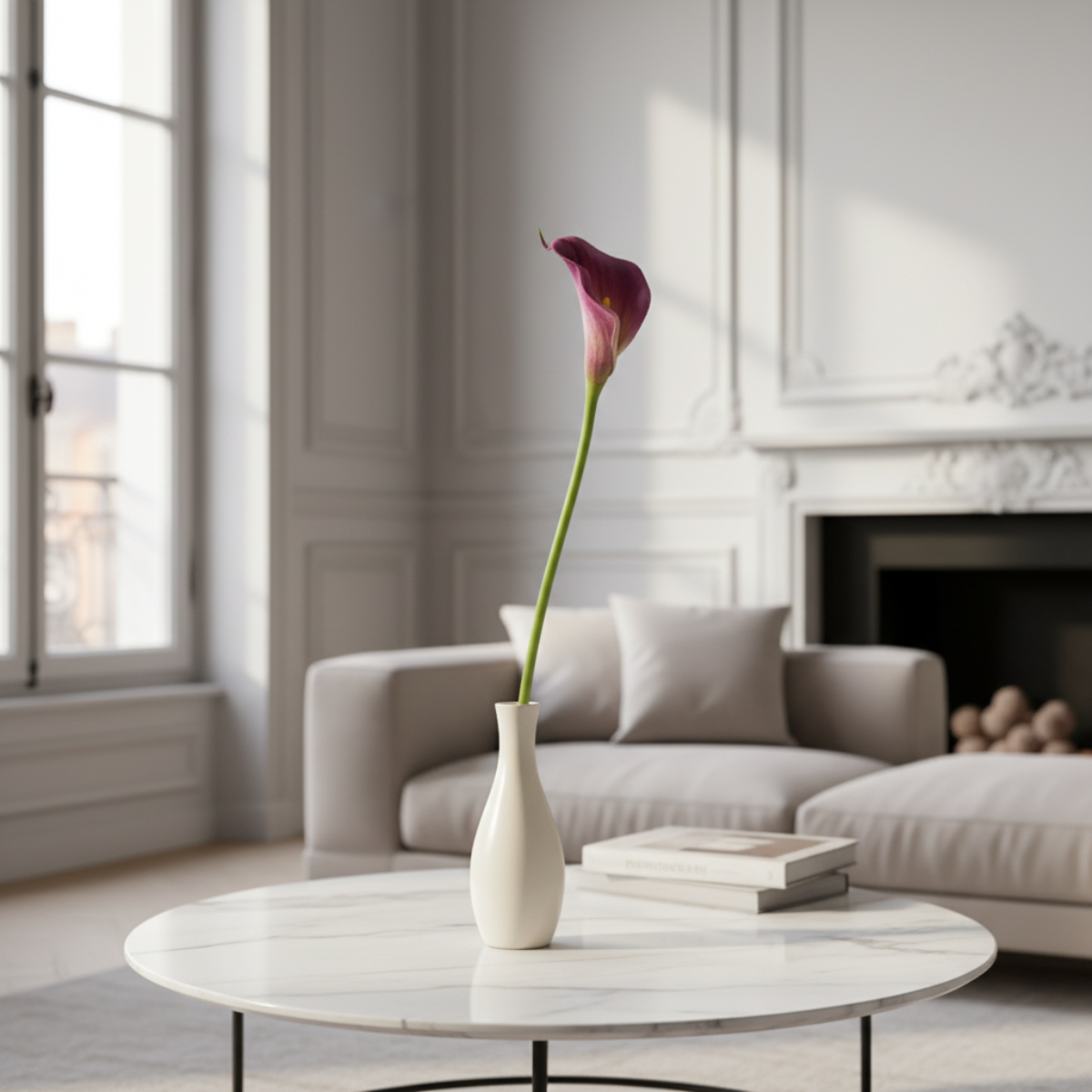 sia-deco-noah-tige-d-arum-artificiel-orange-78-cm image 5