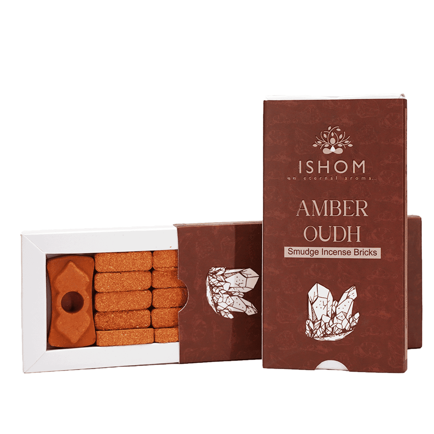 aromatika-ishom-smudge-amber-oudh-briques-encens-x15 image 3