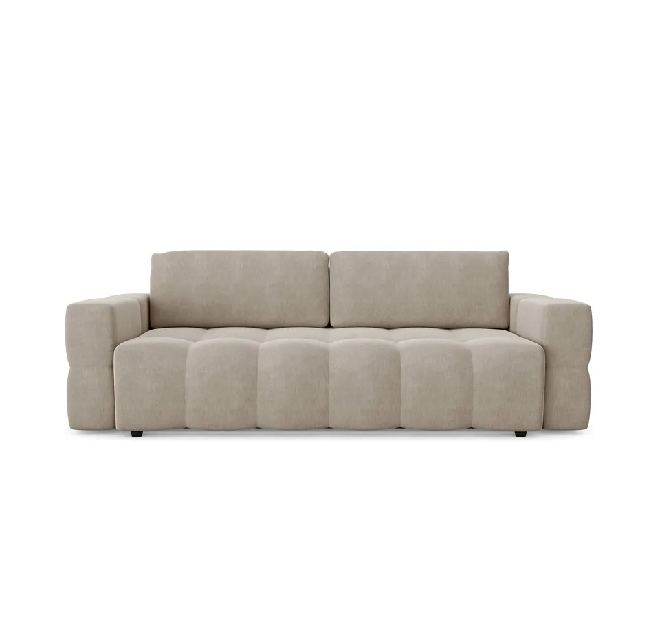 sia-gabriel-canap-convertible-bleu-coffre-effet-noyer image 1