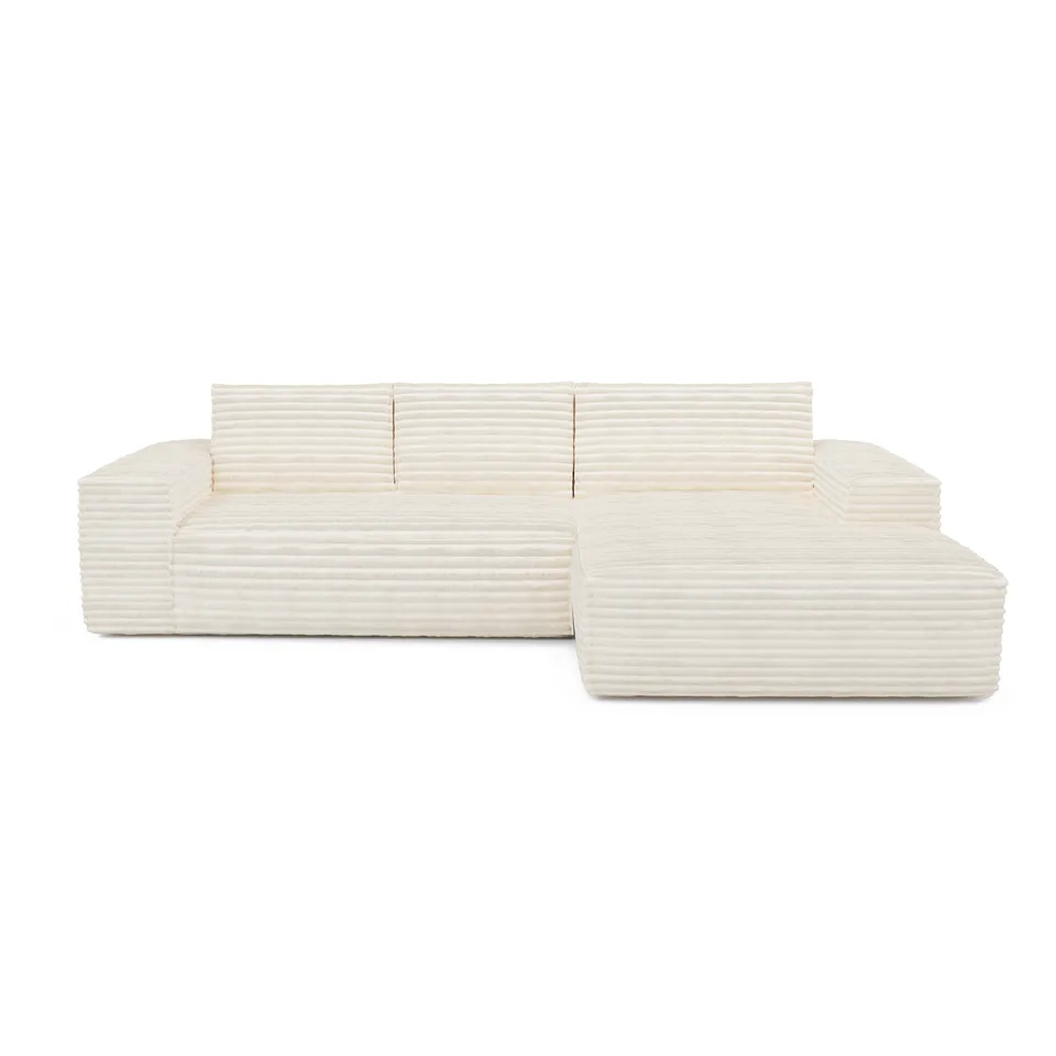 sia-deco-joan-canap-convertible-angle-droit-noir-matelas image 1