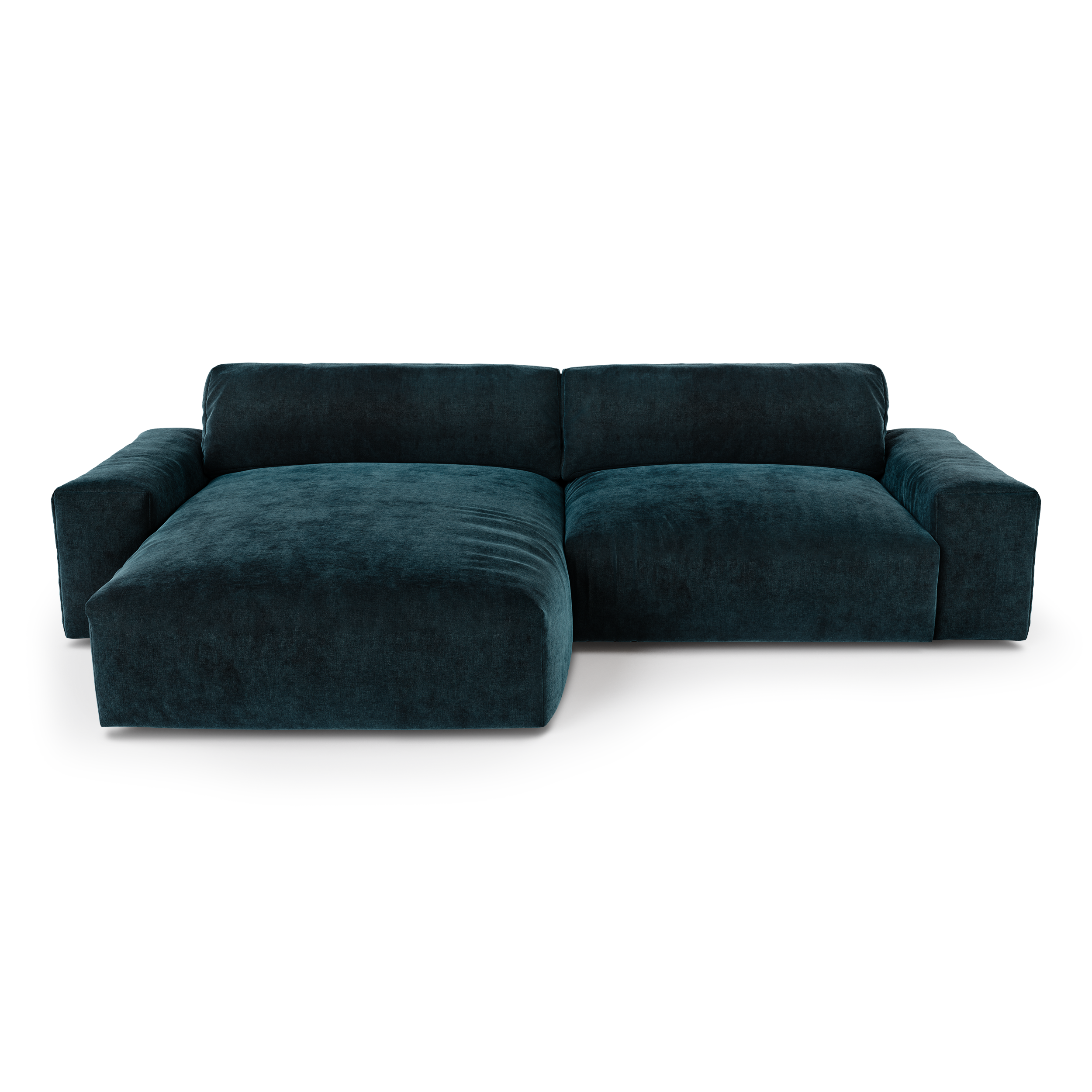 sia-bliss-canap-angle-gauche-bleu-paon-tissu image 6