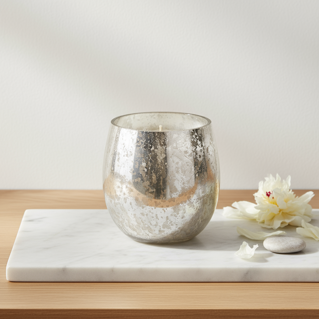 sia-deco-nora-reflect-bougie-parfum-e-argent-bois-19cm image 2