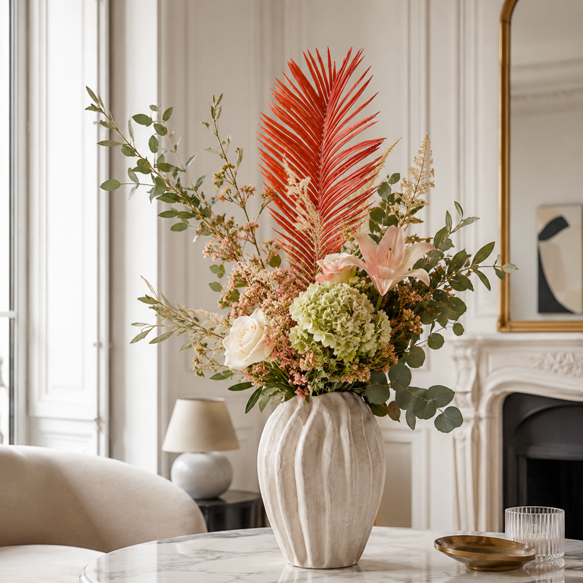 sia-deco-noah-cycas-feuillage-artificiel-rouge-50-cm image 2
