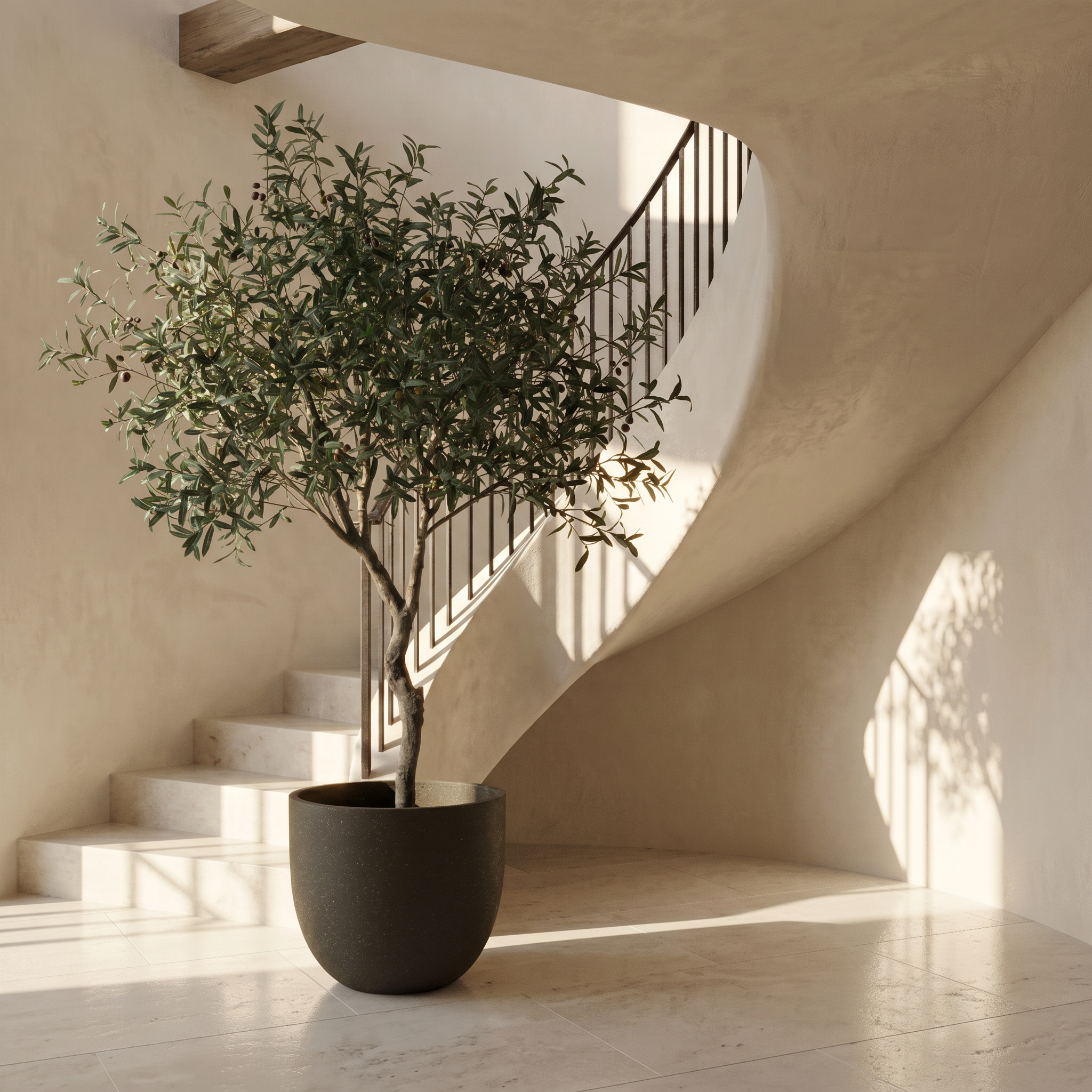 sia-deco-noah-olivier-artificiel-en-pot-vert-210-cm image 2