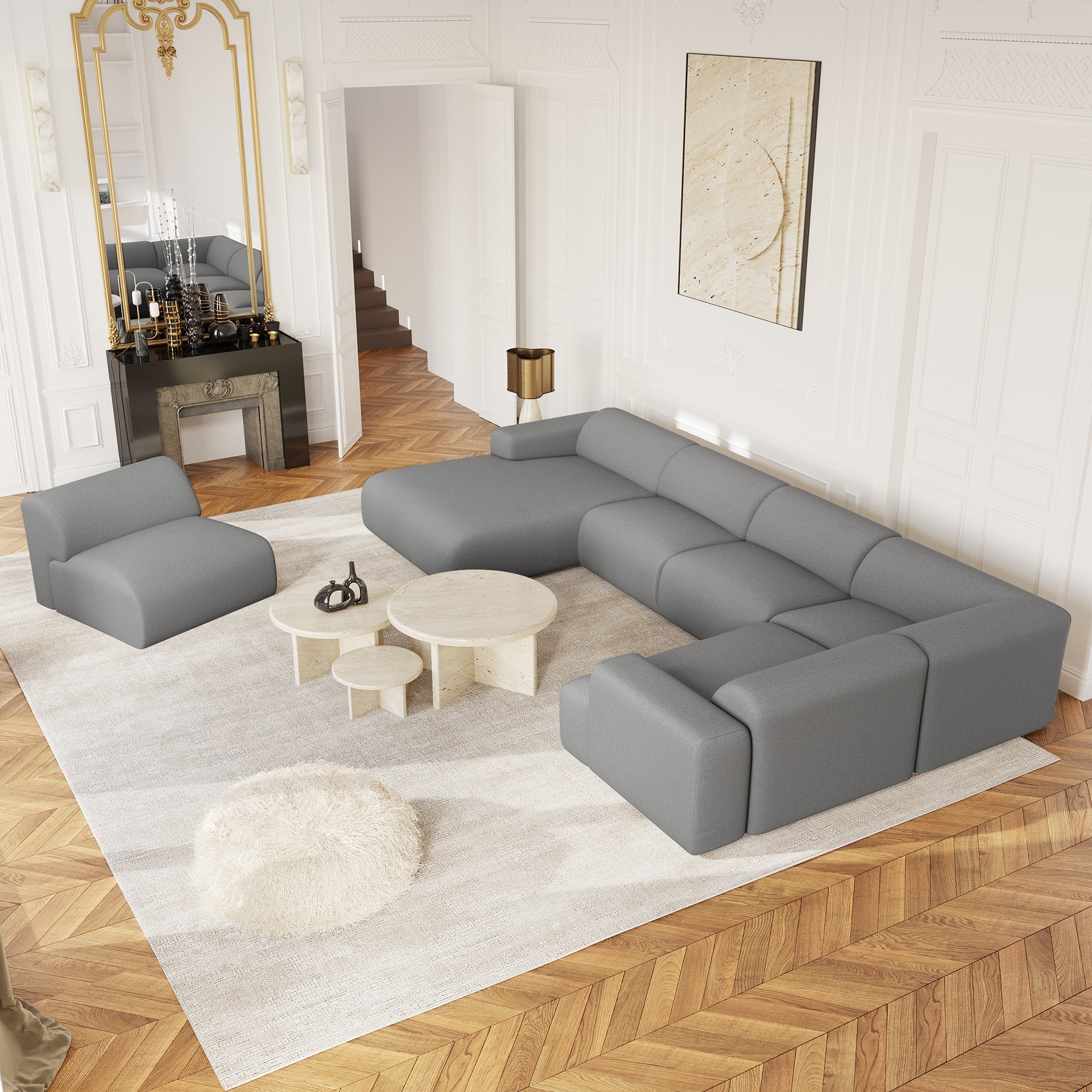 sia-deco-myra-canap-panoramique-gauche-beige-5-places-arrondi image 8