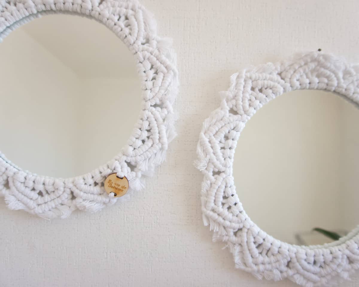 am-cla-miroirs-macram-ronds-blancs-lot-de-3-diam-tre-20-cm image 4