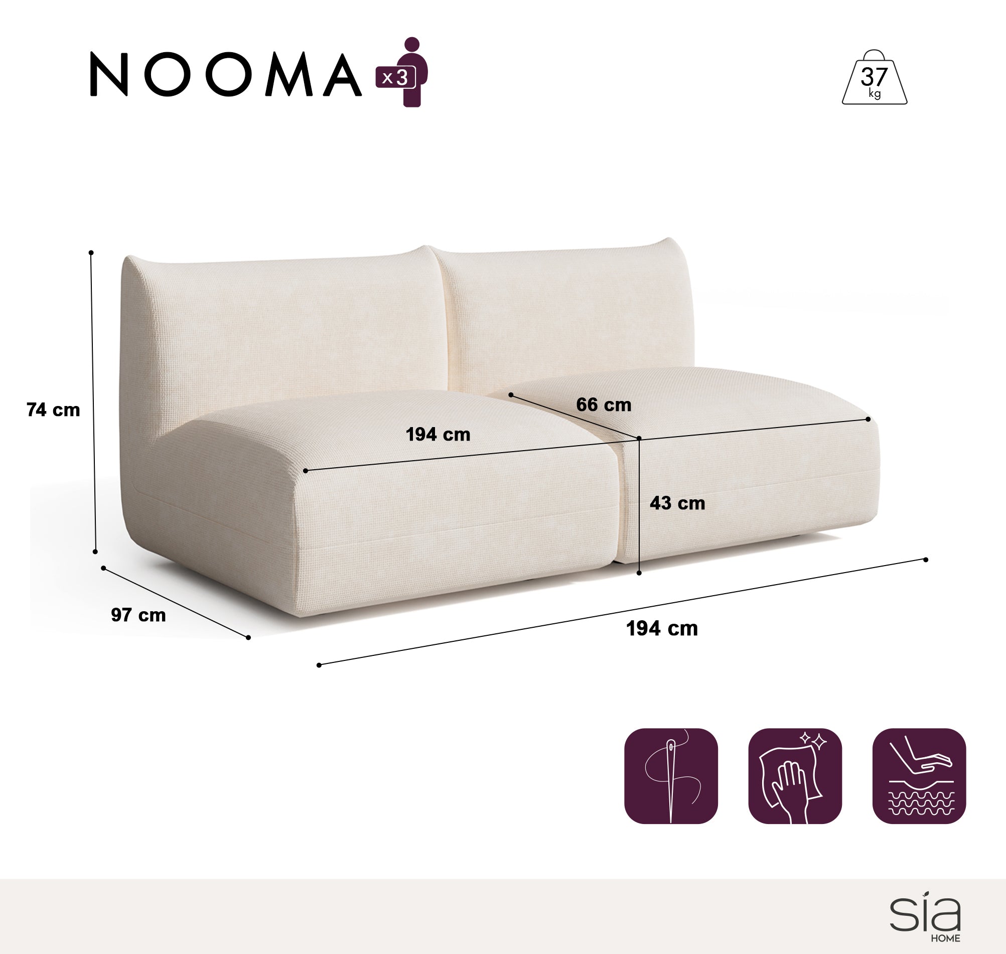 sia-deco-nooma-194-cm-canap-modulable-3-places-courbes image 5