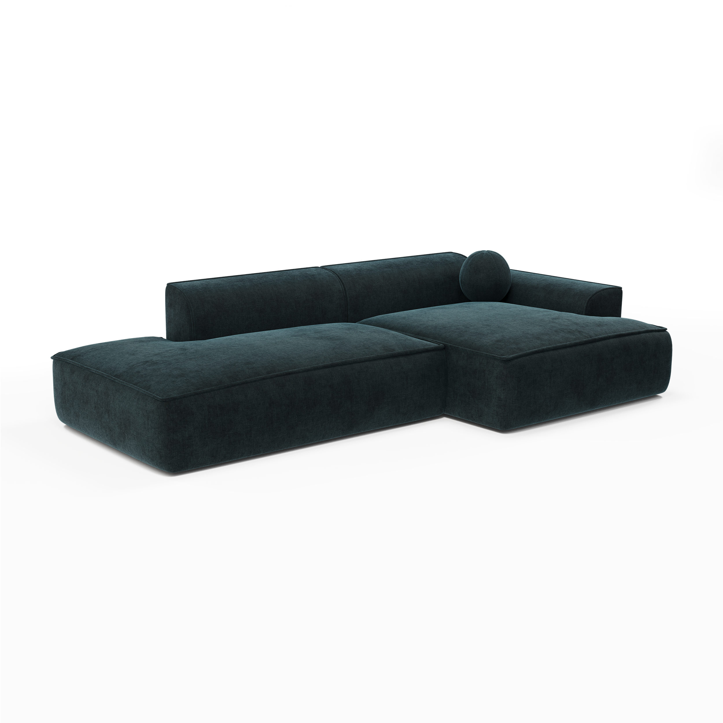 sia-deco-ania-canap-angle-droit-260-cm-tissu-bleu-paon image 3