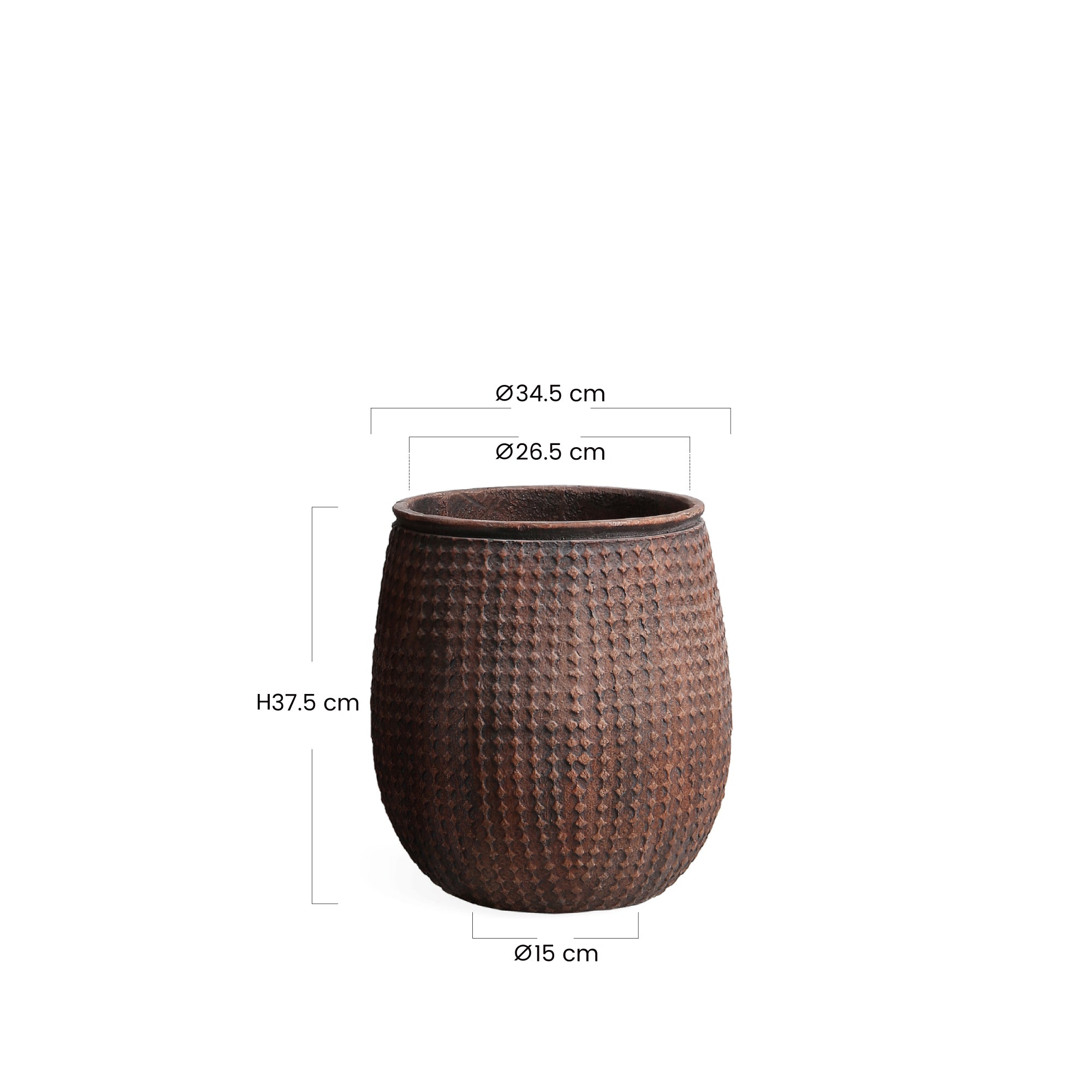 sia-antica-zen-cache-pot-rouge-38-cm-losanges image 5