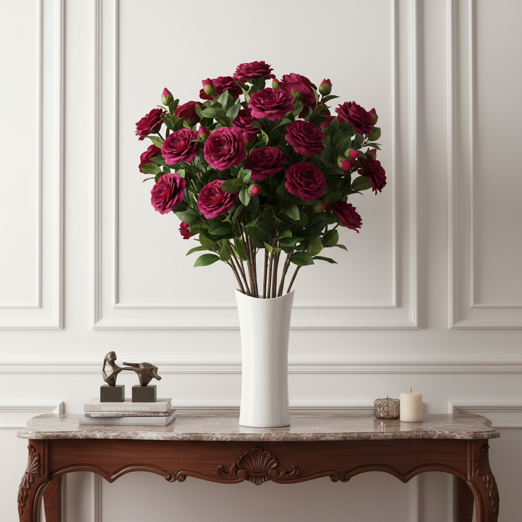 sia-noah-cam-lia-tige-fleur-artificielle-cr-me-52-cm image 4
