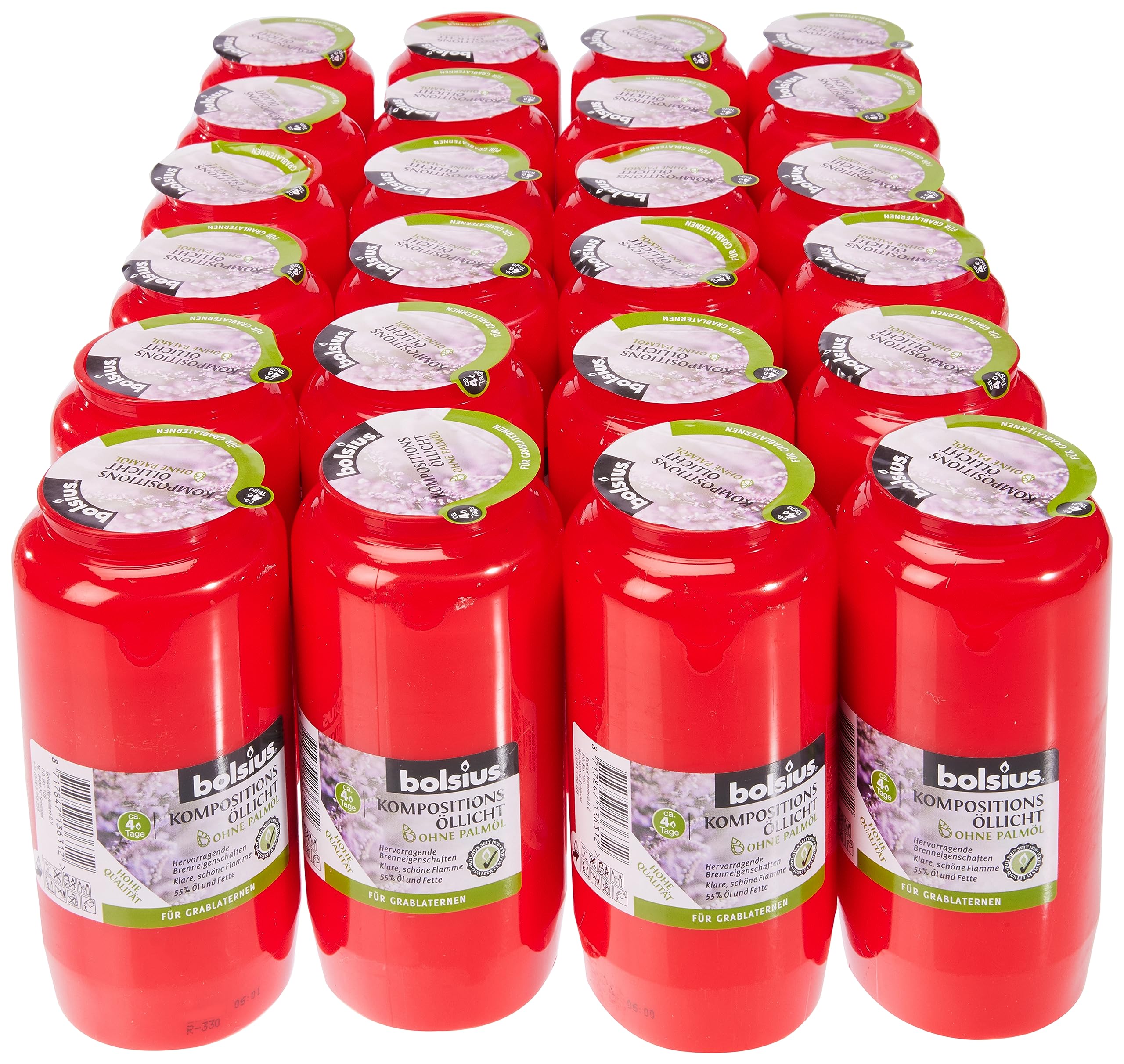 bolsius-n-7-bougie-fun-raire-rouge-lot-24-85h image 5