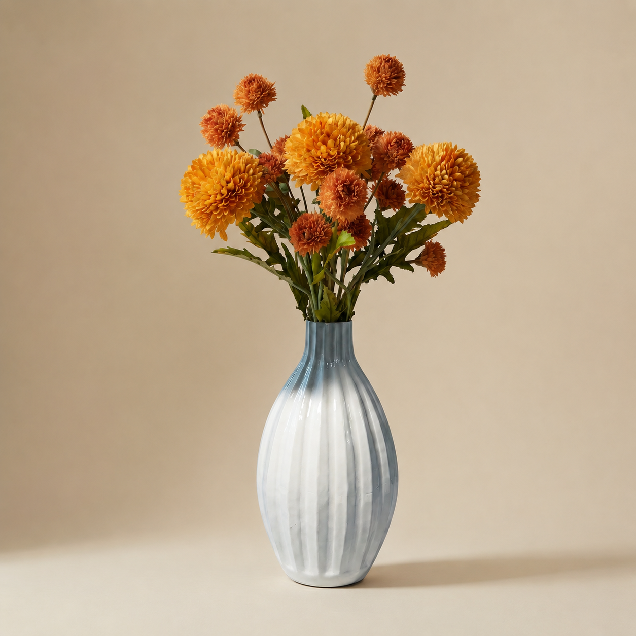 sia-deco-noah-bouquet-artificiel-dahlias-orange-6-tiges image 1