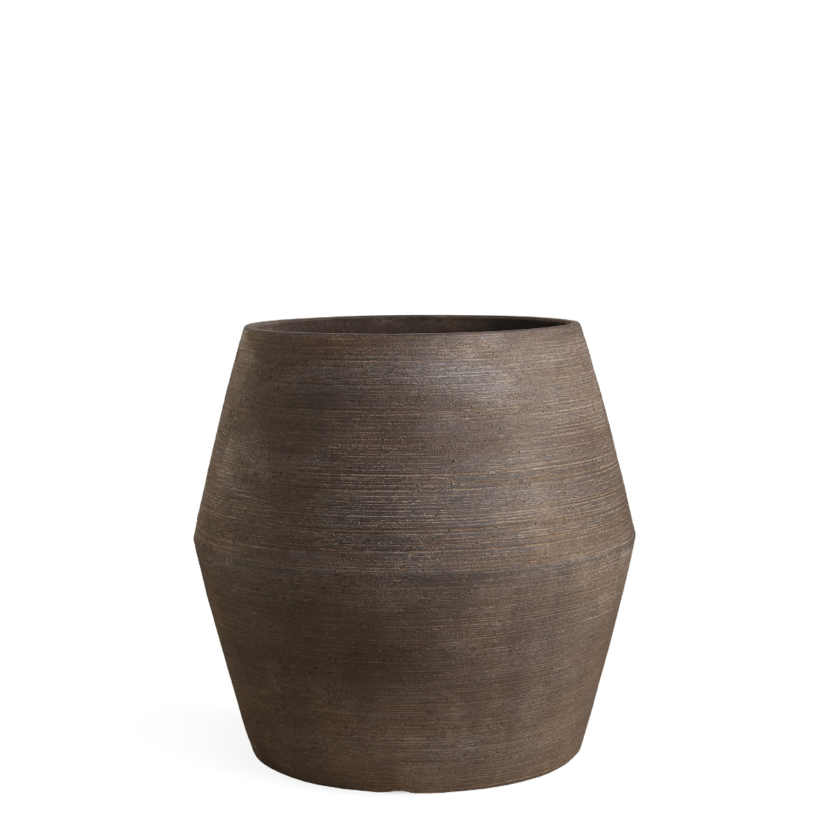 sia-antica-cache-pot-zen-bomb-54-cm-marron-fonc image 1