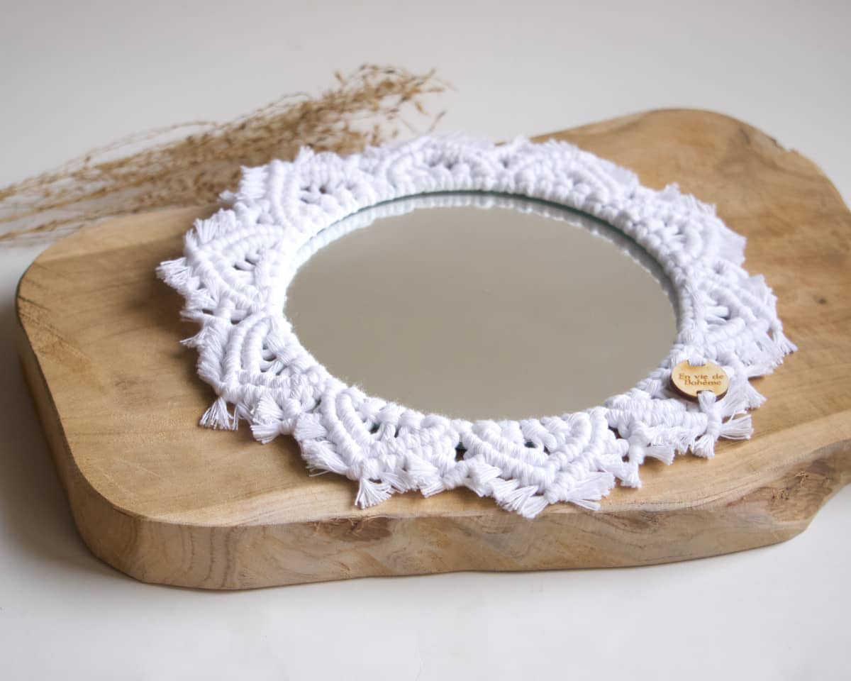 am-cla-miroirs-couronnes-miroir-macram-blanc-rond-20-cm image 5
