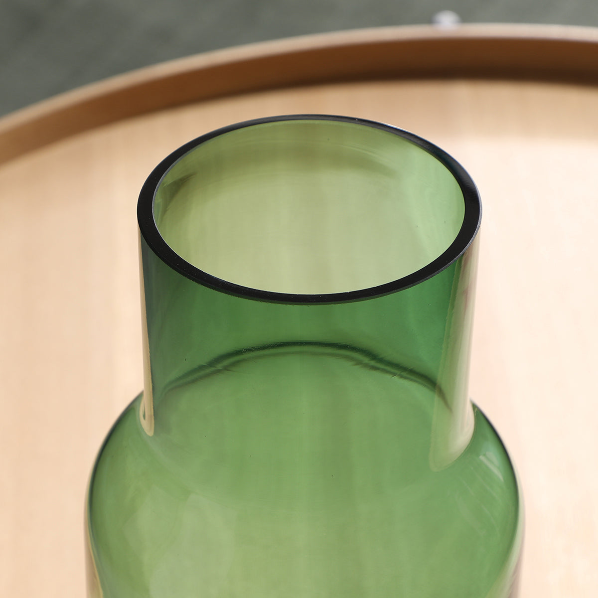 sia-antica-vase-bottle-42-cm-bleu-verre-transparent image 6