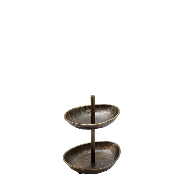 sia-deco-arlo-elma-plateau-tages-m-tal-marron-19-5-cm image 1