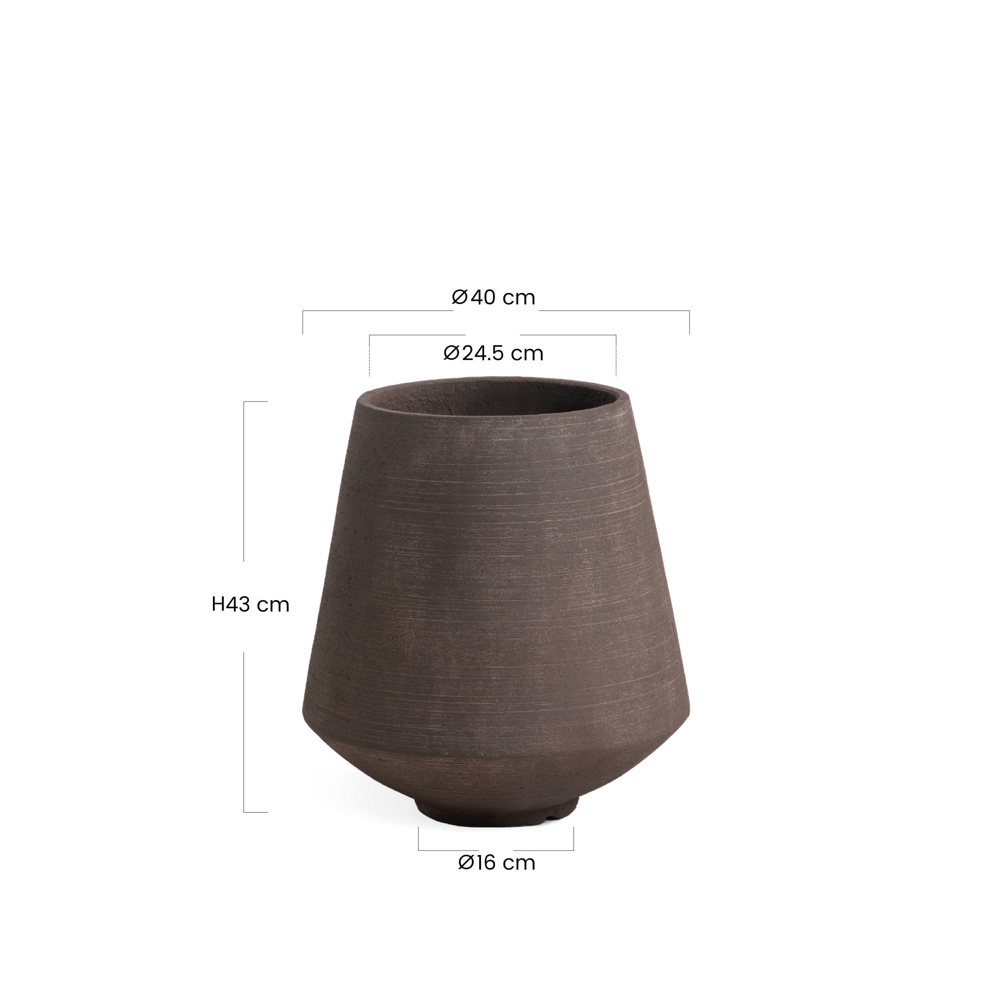 sia-antica-zen-43-cm-cache-pot-marron-fonc-fibre-ciment image 6