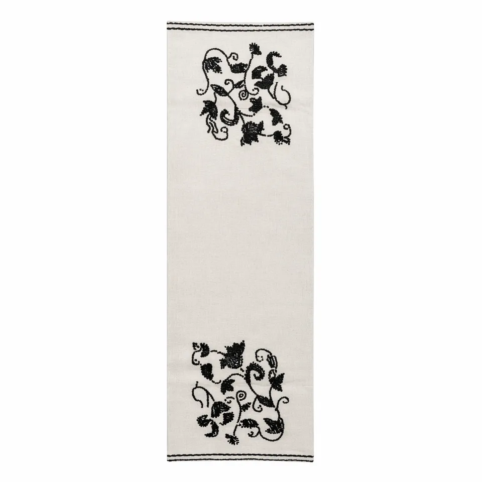 sia-nola-viva-chemin-de-table-beige-140-cm-coton-brod image 1