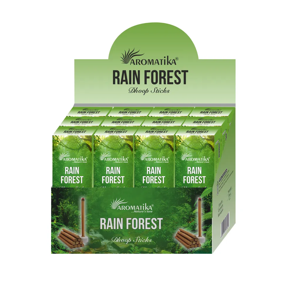 aromatika-dhoop-b-tonnets-encens-rain-forest-x120-bois image 1