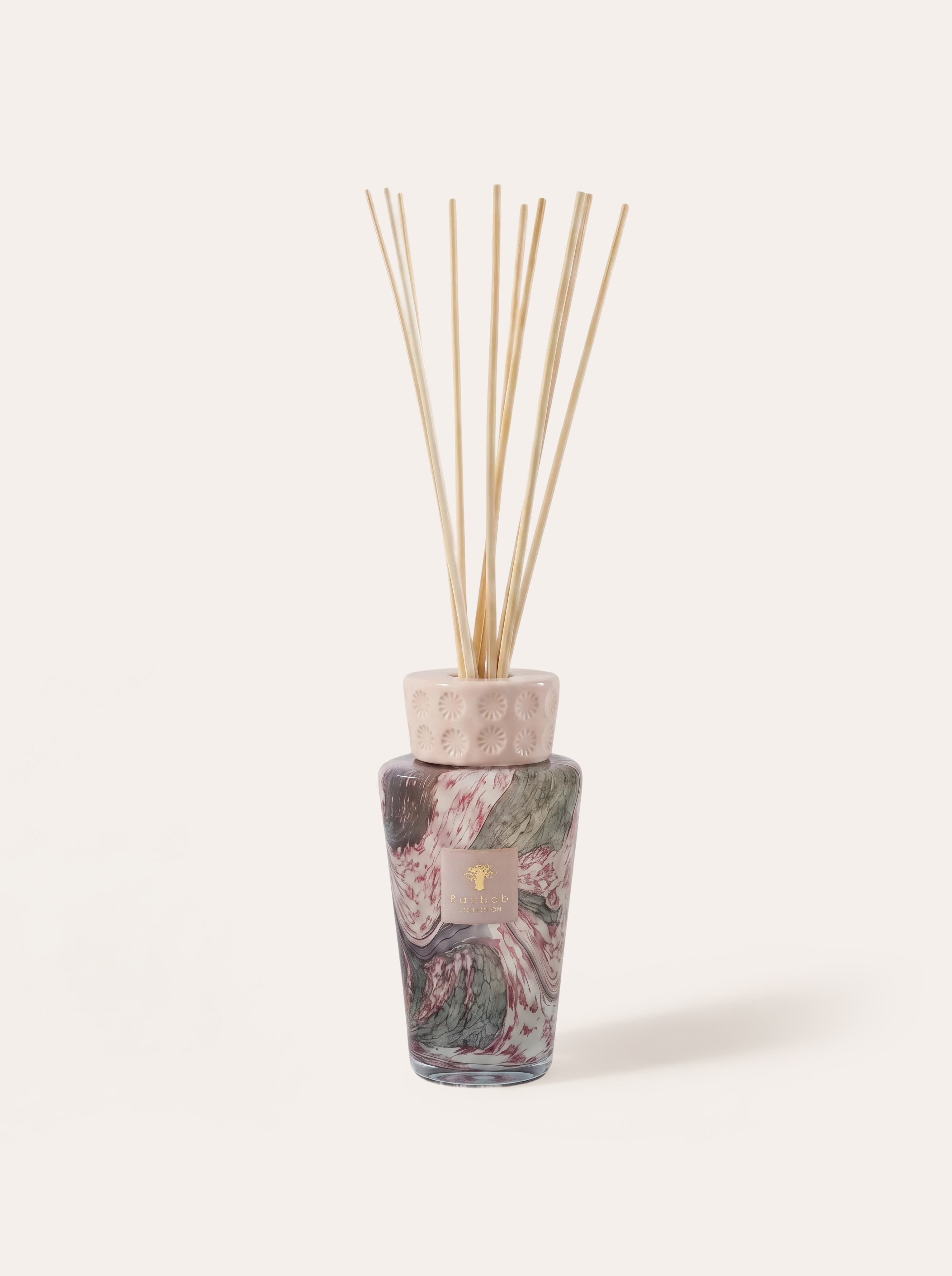 baobab-leaves-manon-totem-diffuseur-2l-verre-framboise image 1