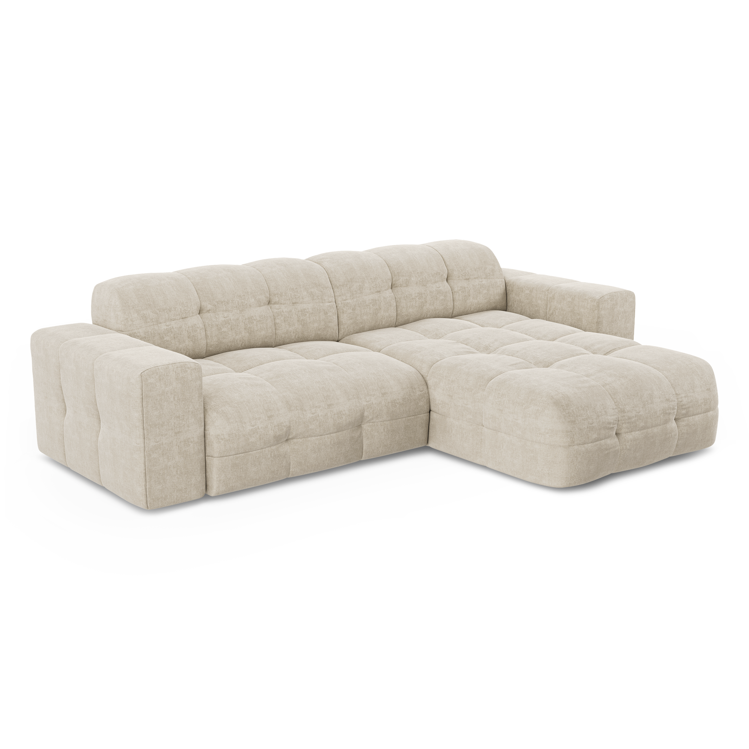 sia-mael-canap-angle-droit-cr-me-5-places-tissu-arrondi image 3