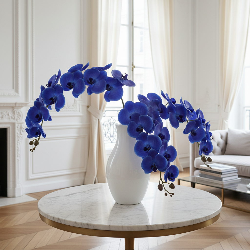 sia-deco-noah-phalaenopsis-tige-orchid-e-blanc-violet-100cm image 5