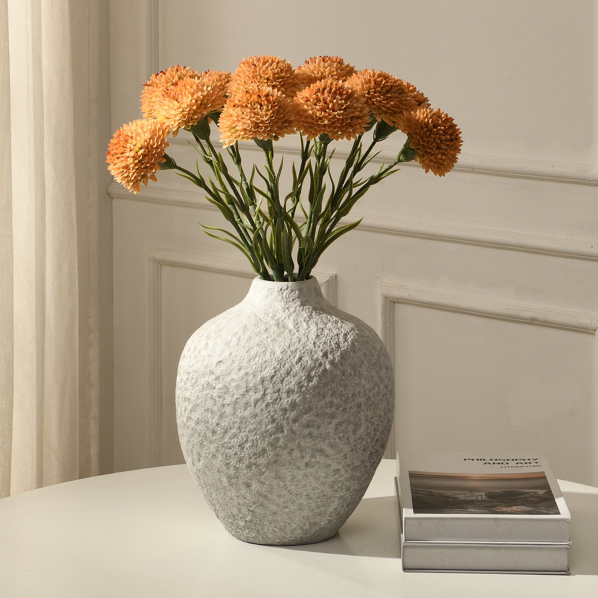 sia-noah-dahlia-tige-fleur-58-cm-orange-plastique image 2