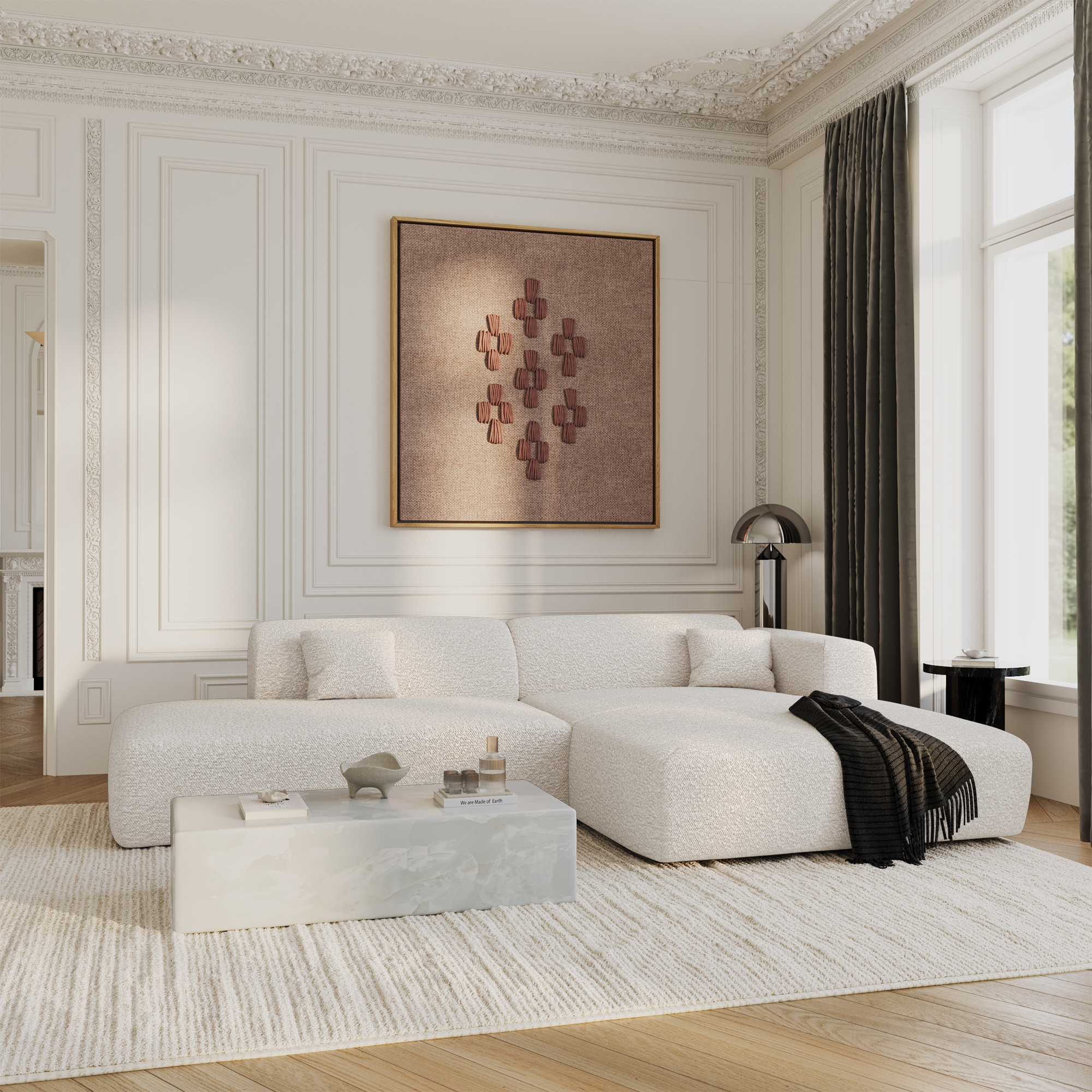 sia-deco-myra-canap-angle-droit-5-places-cr-me image 2